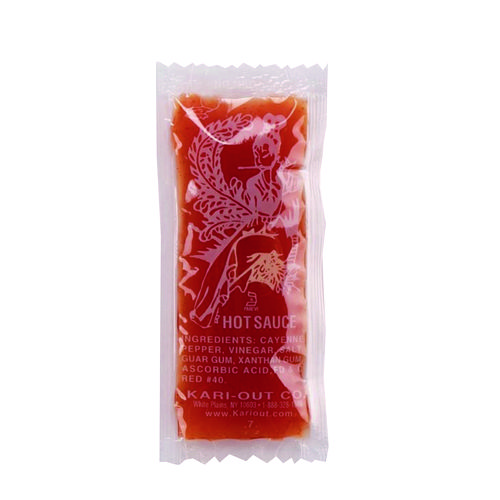 Image of Spicy Sauce, 9 g Packet, 450/Carton