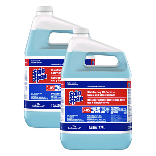 Image of Spic And Span® Disinfecting All-Purpose Spray And Glass Cleaner, Concentrated, 1 Gal, 2/Carton