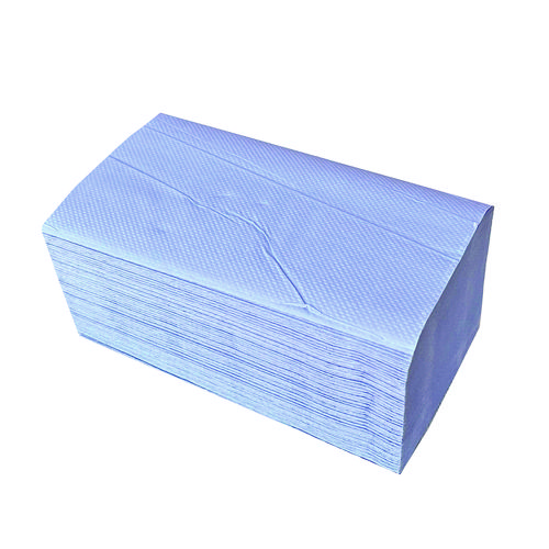 Image of Windshield Paper Towels, 9.13 x 10.25, Blue, 250/Pack, 9 Packs/Carton