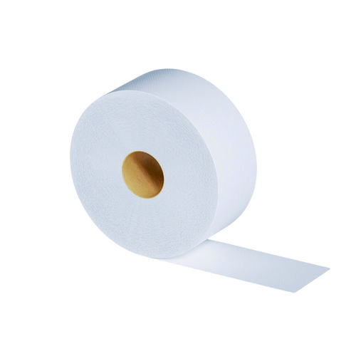 Image of Jumbo Roll Bath Tissue, 2-Ply, White, 525 ft x 3.2", 12 Rolls/Carton