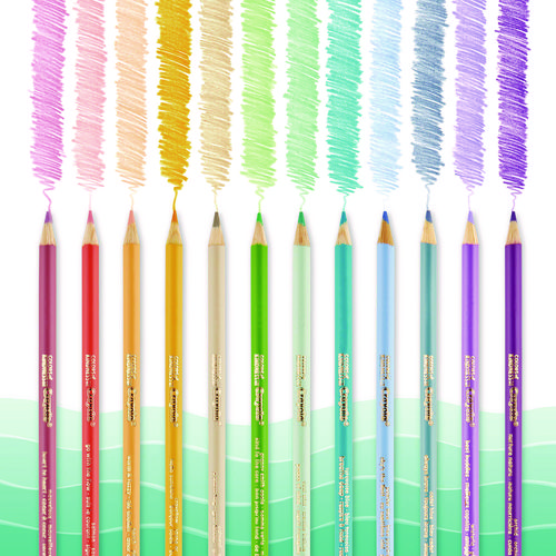 Colors of Kindness Colored Pencils, Assorted Lead and Barrel Colors, 12/Box