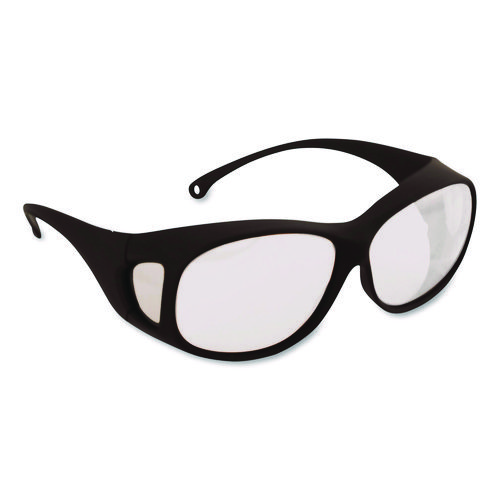 V50 OTG Safety Eyewear, Black Frame, Clear Anti-Fog Lens