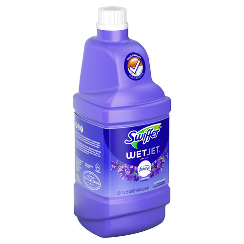 WetJet System Cleaning-Solution Refill, Lavender Scent, 1.25 L, 4/Carton