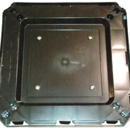 Base for 35 gal Landmark Series Container, 26 x 26 x 2, Sable