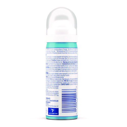 Disinfectant Spray To Go, Crisp Linen Scent, 1.5 oz Aerosol Spray, 12/Carton