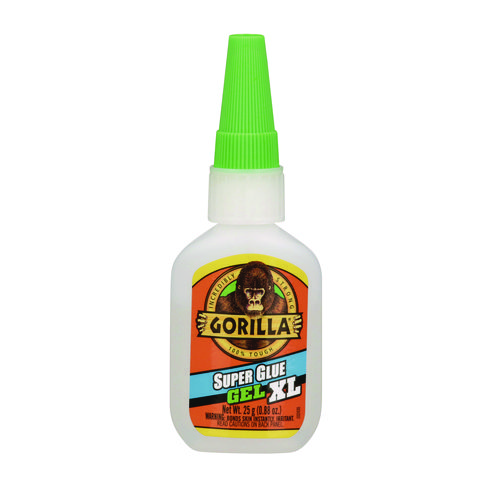 Super Glue Gel, 0.88 oz, Dries Clear