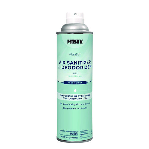 AltraSan Air Sanitizer and Deodorizer, Fresh Linen, 10 oz Aerosol Spray
