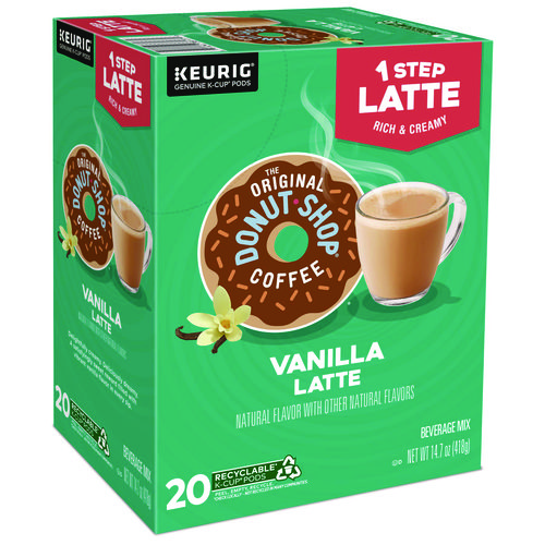 The Original Donut Shop® Vanilla One Step Latte, 20/Box