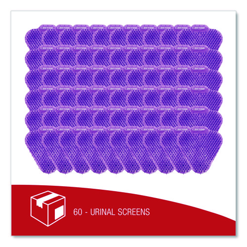 Anti-Splash Urinal Screen, Lavender Scent, Purple, 1 lb, 60/Carton