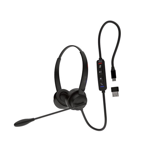 Xtream P4 Headset with Inline Controls, Binaural, Over the Head