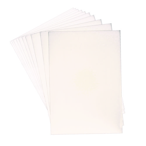 Foam Board, Polystyrene, 40 x 30, White Surface and Core, 10/Carton