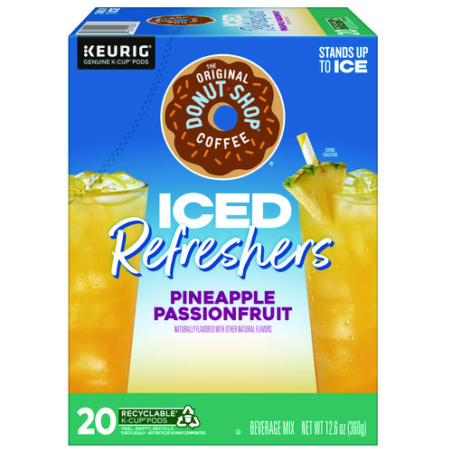 ICED Refreshers K-Cup Pods, Passion Fruit, 20/Box