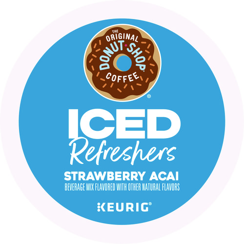 ICED Refreshers K-Cup Pods, Strawberry, 20/Box