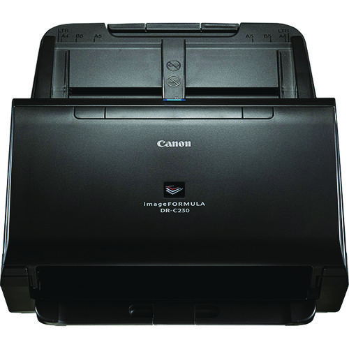 imageFORMULA DR-C230 Scanner, 600 dpi Optical Resolution, 80-Sheet Duplex Auto Document Feeder