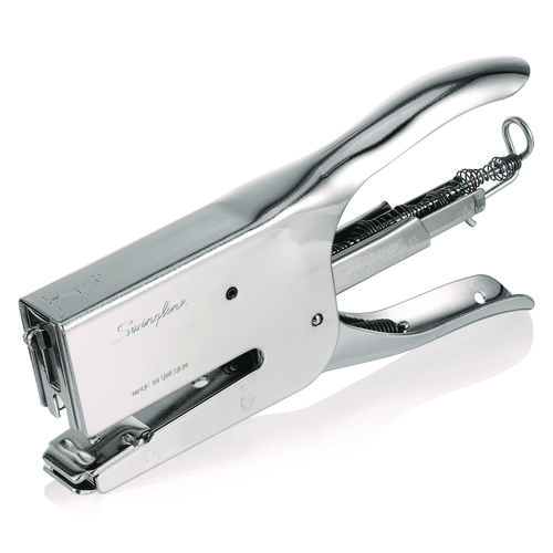 Classic K1 Plier Stapler, 50-Sheet Capacity, 0.25" to 0.31" Staples, 2" Throat, Chrome