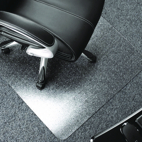 Cleartex Ultimat Polycarbonate Chair Mat for Low/Medium Pile Carpet, 48 x 53, Clear