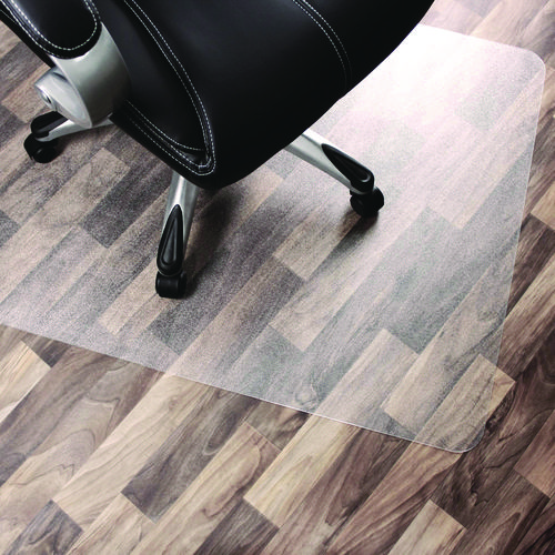 Cleartex Unomat Anti-Slip Chair Mat for Hard Floors/Flat Pile Carpets, 35" w x 47" l, Clear