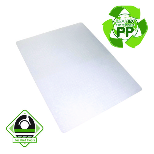 Cleartex Polypropylene Chair Mat for Carpets, 29" w x 46" l, Translucent