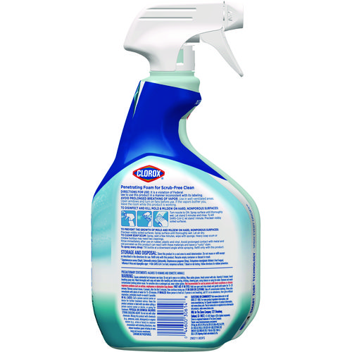 Bathroom Foamer with Bleach, Ocean Mist, 30 oz Spray Bottle, 9/Carton