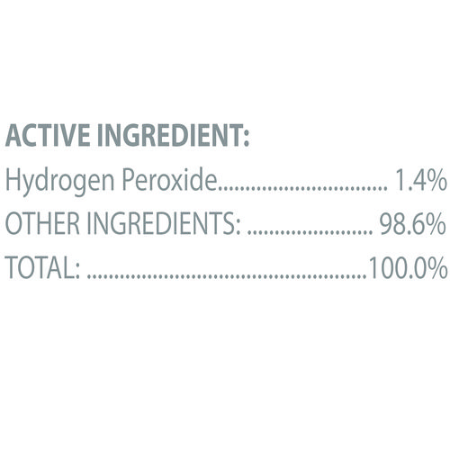 Hydrogen Peroxide Cleaner Disinfectant Wipes, 11 x 12, Unscented, White, 185/Canister, 2 Canisters/Carton