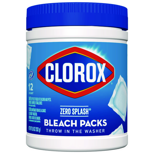 Image of Clorox® Control Bleach Packs, Regular, 12 Tabs/Pack, 6 Packs/Carton
