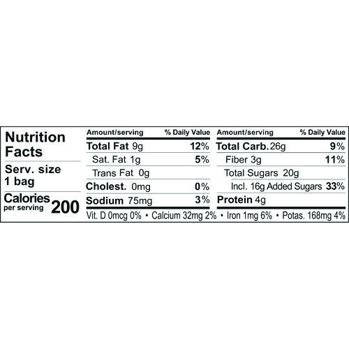 Fruit and Nut Classic Trail Mix, 1.5 oz Bag, 18/Carton