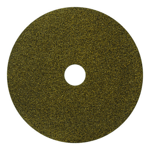 Black Diamond 1500 Grit Diamond Pad, 20" Diameter, Black/Yellow, 2/Carton