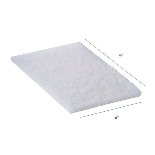 #92-98 Light Duty Hand Pad, 6 x 9, White, 20/Pack, 3 Packs/Carton