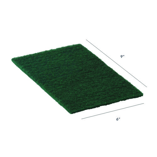 90-96 Medium Duty Hand Cleaning Pad, 6 x 9, Green, 20/Pack, 3 Packs/Carton