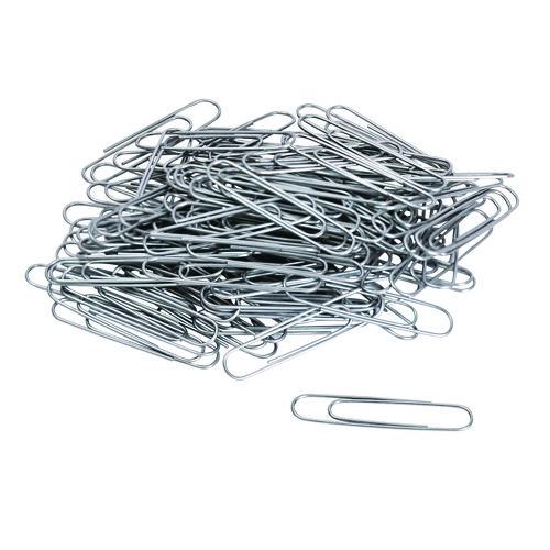 thumbnail image 2 of ACCO #1 Smooth Paper Clips – Silver, Standard Size – Bulk Pack (10 Boxes Of 100, Total 1000 Clips) Model 72380 2 of 4