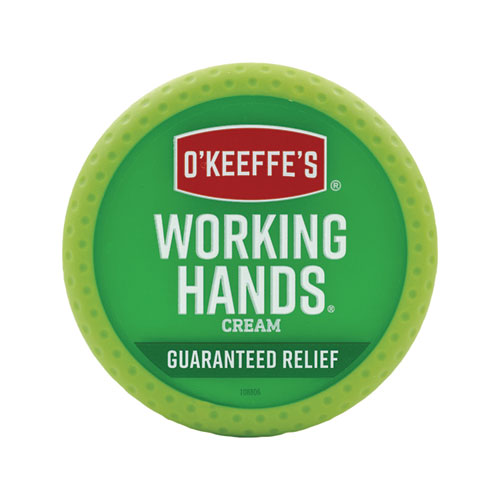 Working Hands Cream, 3.4 oz Jar, Unscented