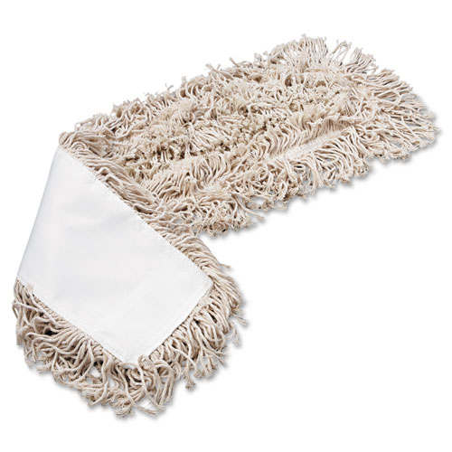 Mop Head, Dust, Cotton, 24 x 3, White