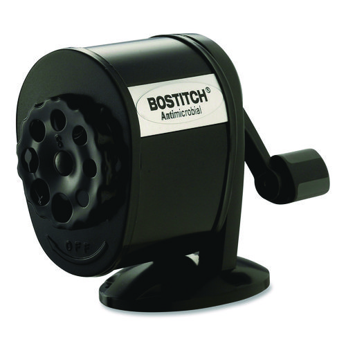 Manual Pencil Sharpener, 2.68 x 4.33 x 5.43, Black, 12/Carton