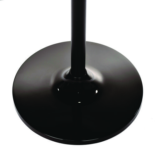 Stainless Steel Universal Sanitizer and Soap Dispenser Stand, 14.5" dia x 55.5" h, Black