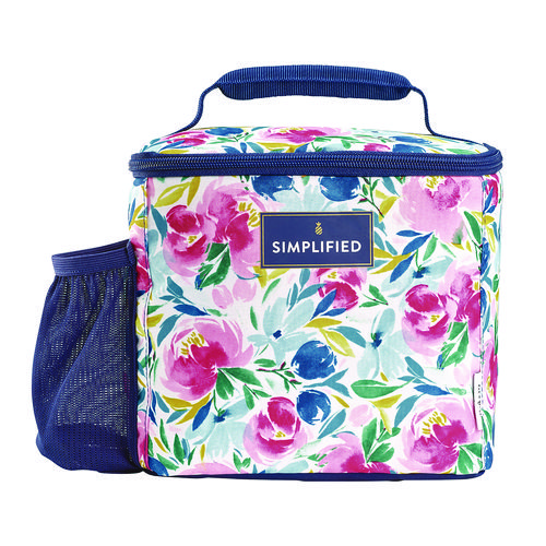 Simplified Lunch Bag, 9.25 x 5 x 9, Multicolor Floral