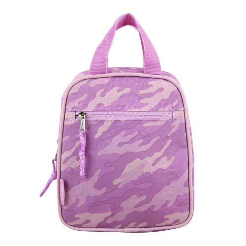 Bijoux Lunch Bag, 7.5 x 4.25 x 9, Pink Camo