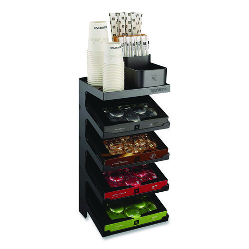 Professional Capsule Dispenser, 8.5 x 8.27 x 19.49, Black