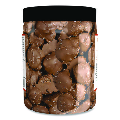 Small Batch Wonders Dark Chocolate Sea Salt Caramels, 18 oz Tub