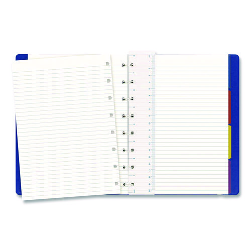 Notebook, 1-Subject, Narrow Rule, Bright Blue Cover, (112) 8.25 x 5.81 Sheets