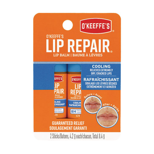 Lip Repair Cooling Lip Balm, 0.15 oz Stick, 2/Pack