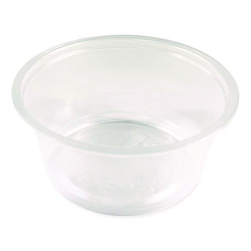 Souffle/Portion Cups, 3.25 oz, Polypropylene, Translucent, 2,500/Carton