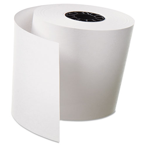 Image of Impact Bond Paper Rolls, 3" x 85 ft, White, 50/Carton
