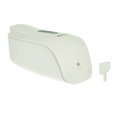 Surface Mounted Soap and Hand Sanitizer Dispenser, 27 oz, 4.1 x 4.6 x 9.6, White