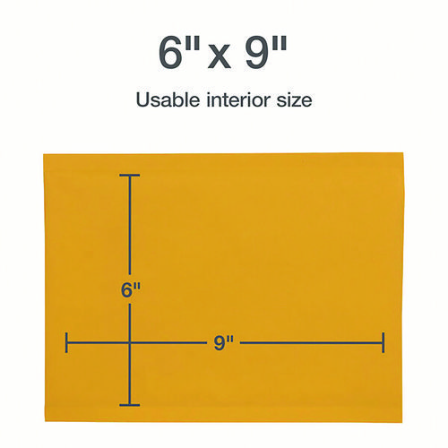 Kraft Bubble Mailers, #0, Barrier Bubble Cushion, Redi-Seal Adhesive Closure, 6 x 9, Brown Kraft, 25/Pack