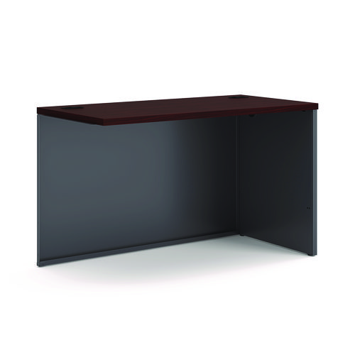 38000 Series Return Shell, Right, 48w x 24d x 29.5h, Mahogany/Charcoal