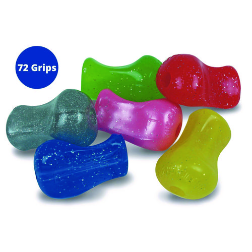 Original Grip, 1" Long, Assorted Glitter Colors, 72/Carton