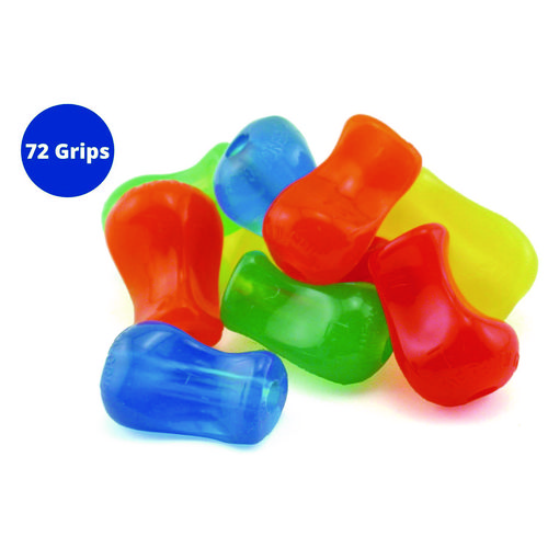 Original Grip, 1" Long, Assorted Neon Colors, 72/Carton