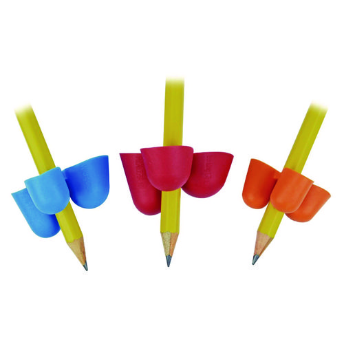 Writing C.L.A.W. Pencil Grip, 1.4" Long, Medium, Assorted Colors, 72/Carton