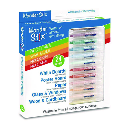 Wonder Stix Set, 0.5" x 3.7", Assorted, 24/Set, 12 Sets/Carton