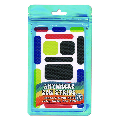 Anywhere Zen Strips, Bumpy, Assorted Primary Colors 13/Set, 24 Sets/Carton